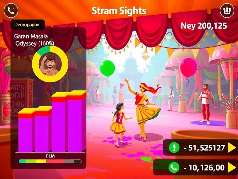 Garam Masala Odyssey player demographic statistics visualization